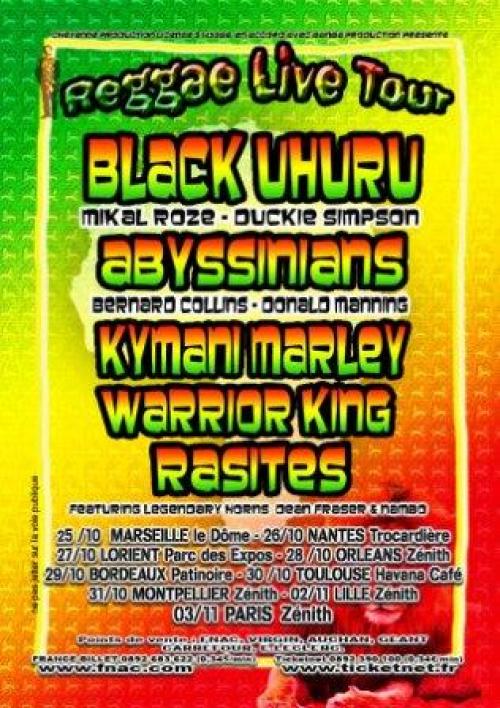 Reggae Live Tour